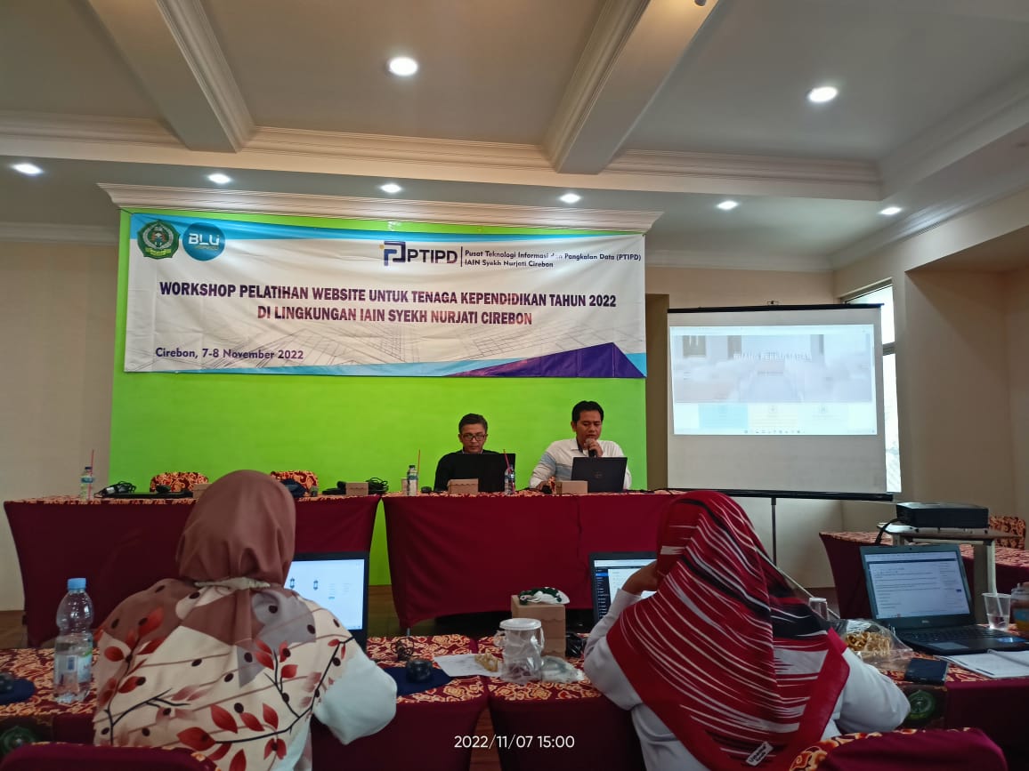 Staf Jurusan PBA Ikuti Workshop Pelatihan Website